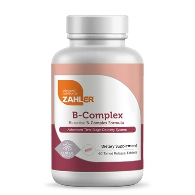 Zahlers, Kosher Bioactive B-Complex - 60 Timed Release Tablets