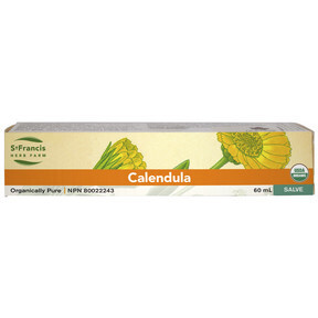 St. Francis Herb Farm, Calendula Salve Cream Salve, Tube - 60 mL