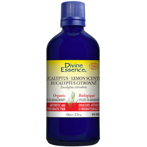 Divine Essence, Eucalyptus Lemon Scented Organic, Essential Oil - 100 mL