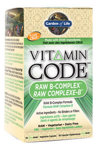 Garden of Life, Vitamin Code, Raw B-Complex - 60 Vegetarian Capsules