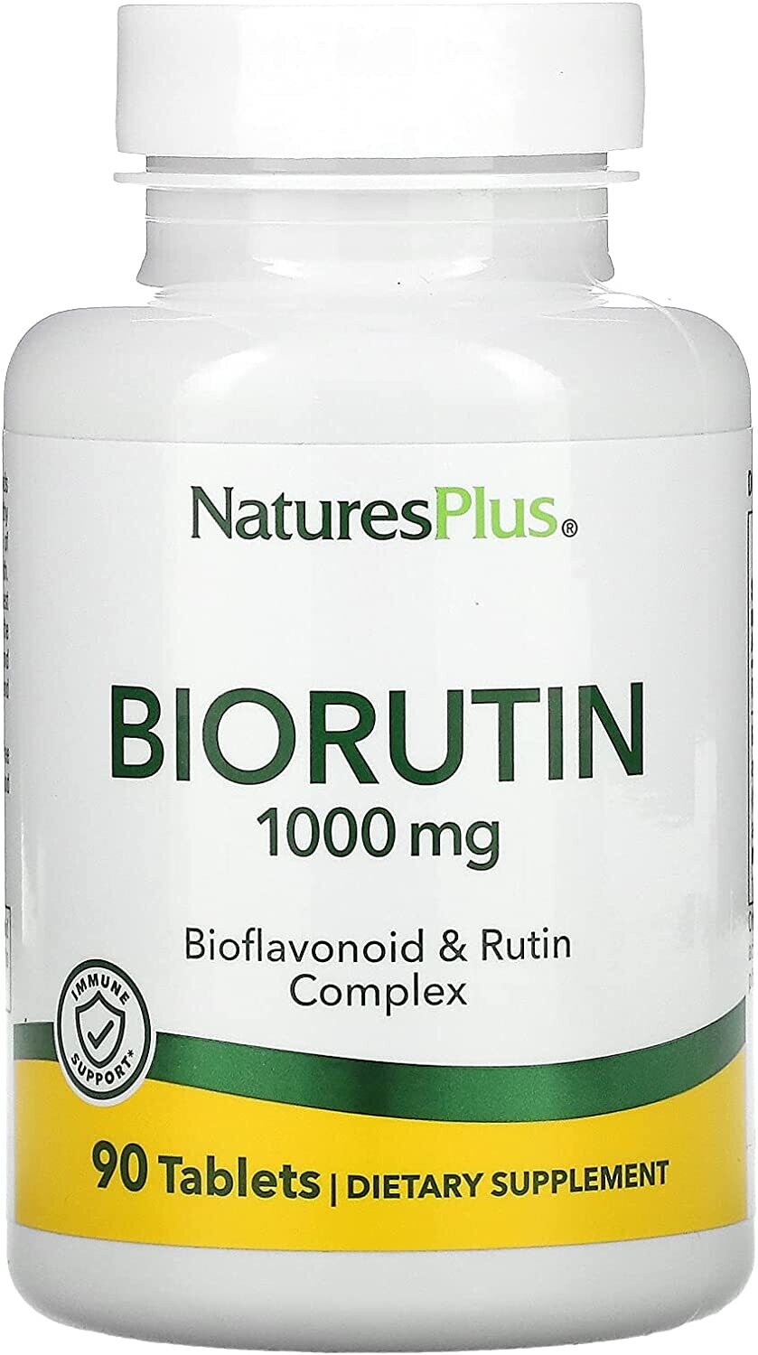 Nature&#39;s Plus, Biorutin, 1000 mg - 90 Tablets