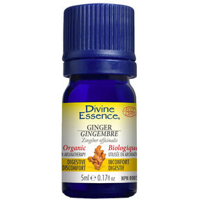 Divine Essence, Organic Ginger, Essential Oil - 5 mL