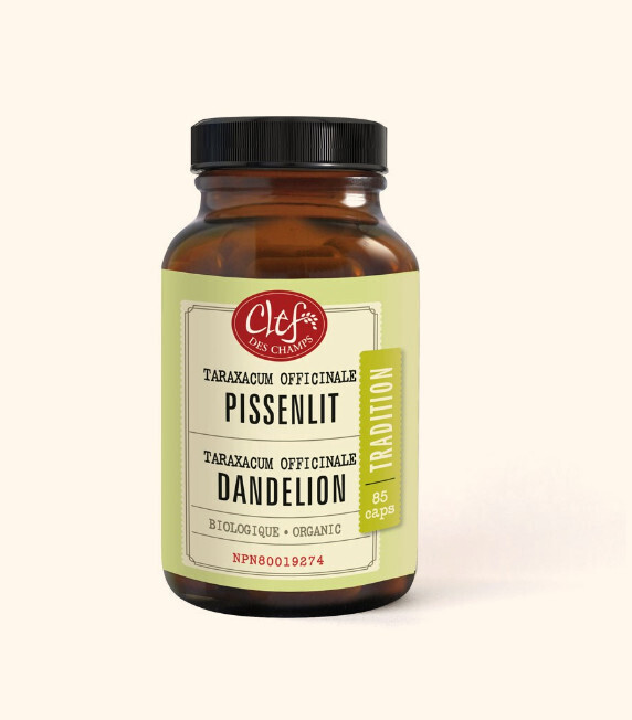 Clef Des Champs, Kosher Tradition DANDELION Organic 325mg, Blood Purifier For Skin Conditions - 85 Vegetarian Capsules