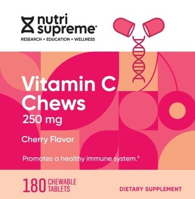 Nutri Supreme, Kosher  Multi Chews, Cherry Flavor - 180 Wafers #70