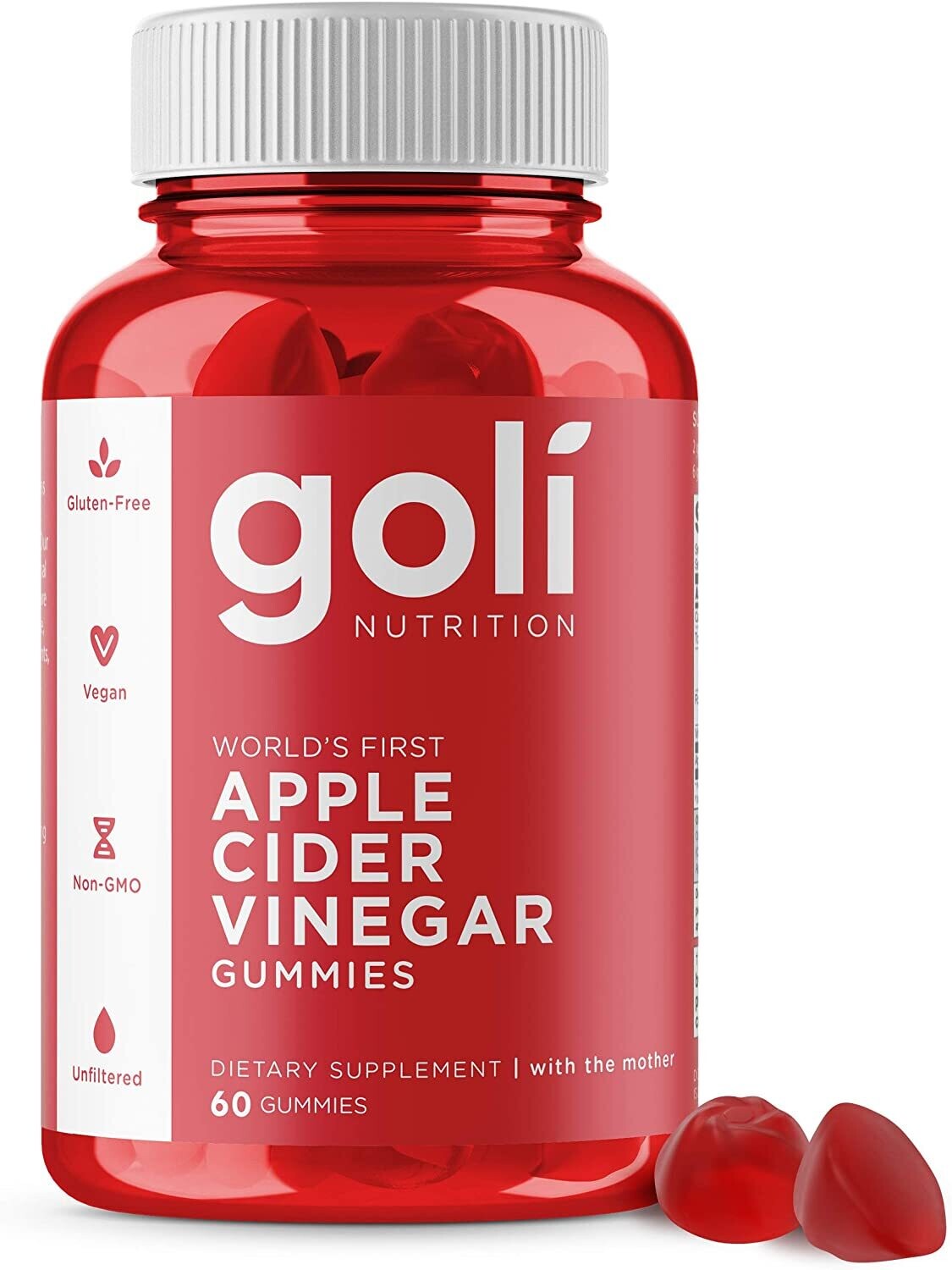 Goli, Apple Cider Vinegar - 60 Gummies