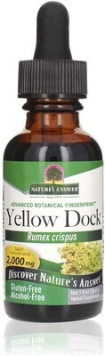 Natures Answer, Kosher Yellowdock Root Alcohol Free - 1oz.