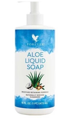 Forever, ALOE LIQUID SOAP, Moisture Retaining Formula, Liquid - 16 fl. oz. (473 mL)