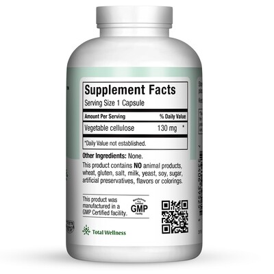 Maxi Health, Kosher Empty ''00EL'' Extra Large MAXICAPS - 250 Vegetarian Capsules - Kosher for Passover