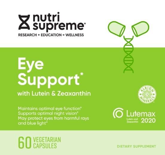 Nutri Supreme, Kosher Eye Support, With Lutein &amp; Zeaxanthin - 60 Vegetarian Capsules