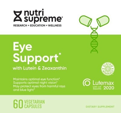 Nutri Supreme, Kosher Eye Support, With Lutein & Zeaxanthin - 60 Vegetarian Capsules