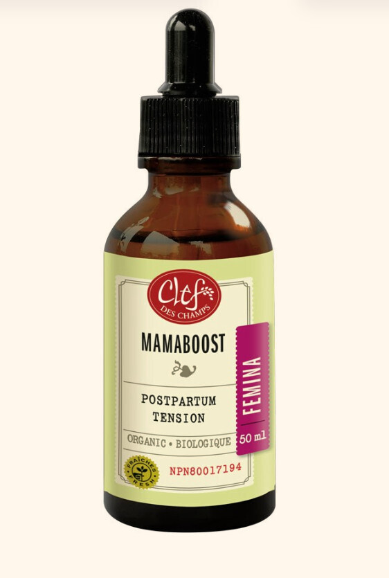 Clef Des Champs, Kosher Femina MAMABOOST Organic, Soothes Postpartum Tension, Liquid Tincture - 1.7 fl. oz (50 mL)