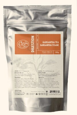 Clef Des Champs, Kosher Gargantua, Digestion, Organic Loose Tea - 120g. (Pak)