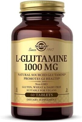 Solgar, Kosher L-Glutamine 1000mg - 60 Tablets