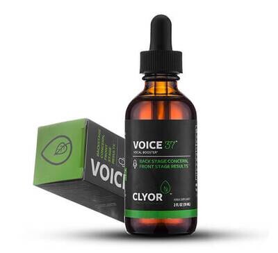 Clyor, Voice37, Vocal Booster, Liquid - 2 fl. oz. (59 mL)