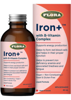 Flora, Kosher Iron+ Liquid - 80 mL