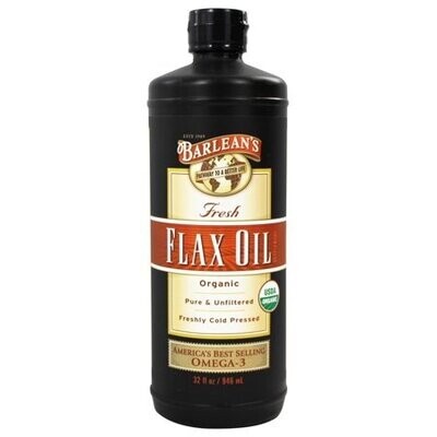 Barlean's, Organic Fresh Flax Oil - 32 fl oz (946 ml)