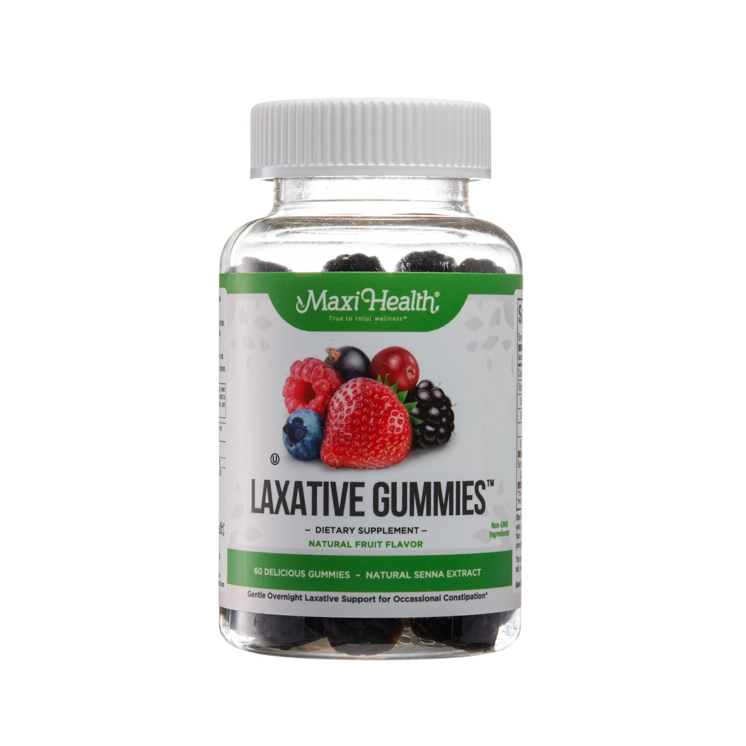 Maxi Health, Kosher Laxative Gummies - 60 Gummies