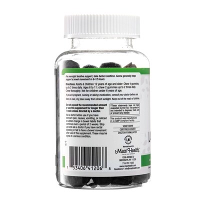 Maxi Health, Kosher Laxative Gummies - 60 Gummies