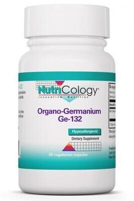 NutriCology, Organo-Germanium Ge-132 - 50 Vegetarian Capsules