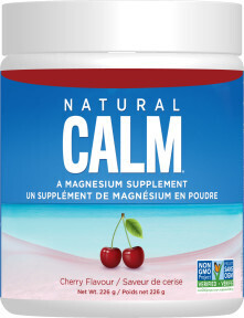 Natural Calm, Natural Calm Magnesium, Cherry Flavor - 226 gram (8 oz.)
