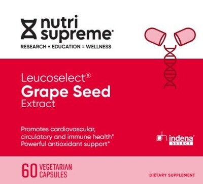 Nutri Supreme, Kosher Leucoselect Grape Seed Extract - 60 Vegetarian Capsules