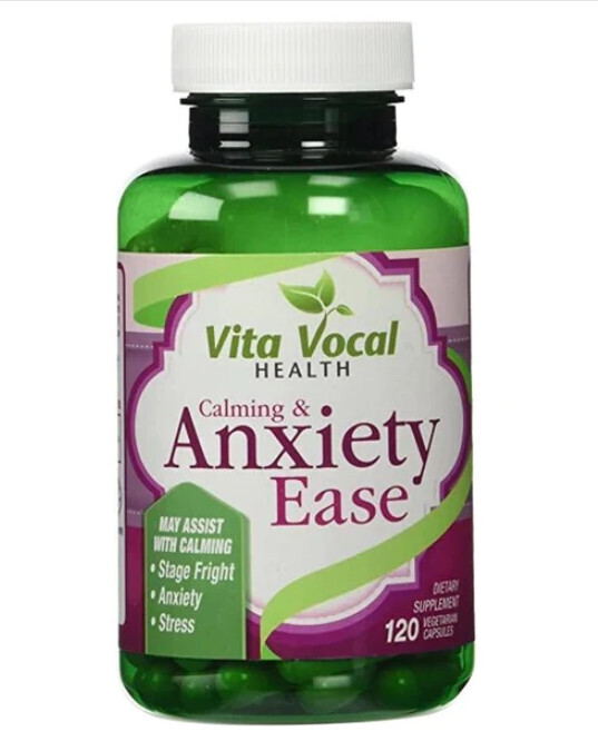Vita Vocal, Calming &amp; Anxiety Ease - 120 Vegetarian Capsules
