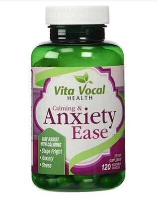 Vita Vocal, Calming & Anxiety Ease - 120 Vegetarian Capsules