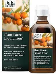Gaia Herbs, Plant Force Liquid Iron - 8 fl. oz. (250 mL)