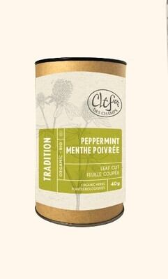 Clef Des Champs, Kosher Peppermint (mint) Organic Loose Tea, Tube - 40g
