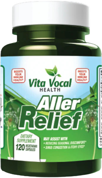 Vita Vocal, Aller Relief - 120 Vegetarian Capsules