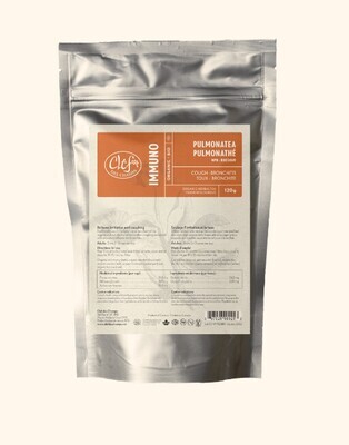 Clef Des Champs, Kosher Pulmonatea, Immuno, Cough, Bronchitis Organic Loose Tea - 120g.(Pak)