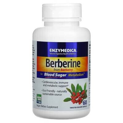 Enzymedica USA, Berberine, from Barberry - 60 Vegetarian Capsules