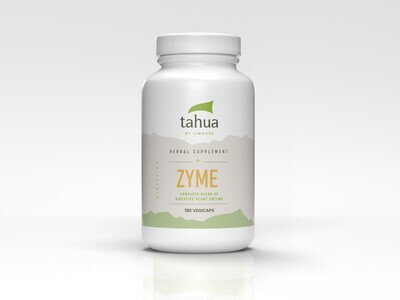 Tahua, Zyme, Digestive enzymes - 180 Vegetarian Capsules