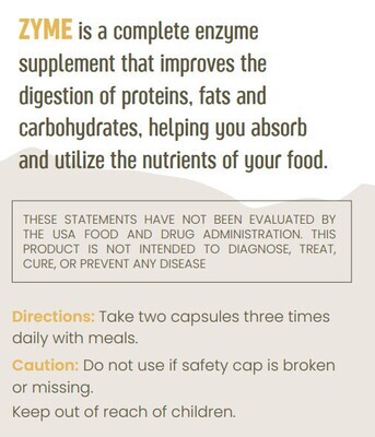 Tahua, Kosher ZYME, Digestive Plant Enzymes - 180 Vegetarian Capsules