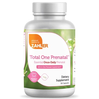 Zahlers, Kosher Total One Prenatal - 90 Vegetarian Capsules