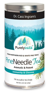 PurelyWild, Pine Needle Tea - 14 Reusable Tea Bags