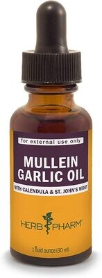 Herb Pharm, Mullein Garlic Oil - 1 fl. oz. (30 mL)