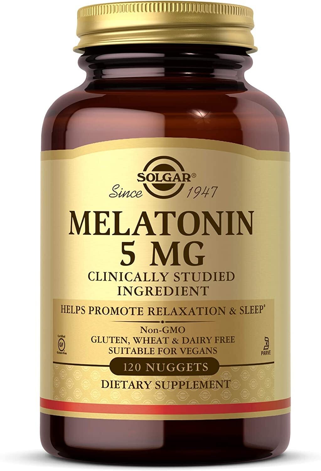 Solgar, Kosher Melatonin 5mg Chewable - 120 Nuggets