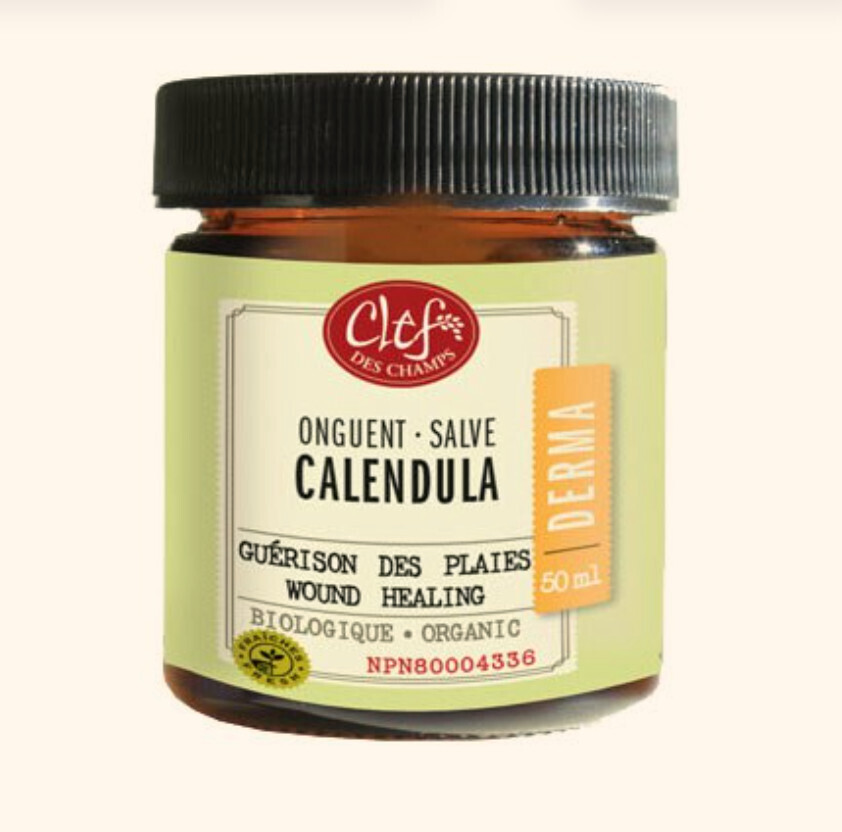 Clef Des Champs, Kosher Derma CALENDULA Salve Organic, For Wound Healing, Cream - 50 mL