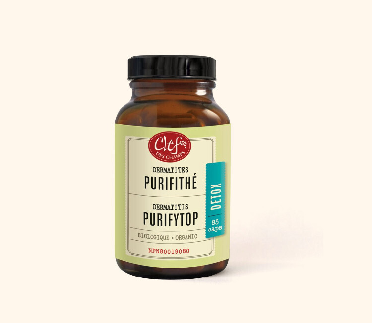 Clef Des Champs, Kosher Detox PURIFYTOP Organic 315mg, For Skin Irritation - 85 Vegetarian Capsules