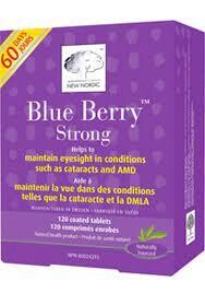 New Nordic, Blue Berry Strong, Eye Formula - 120 Tablets