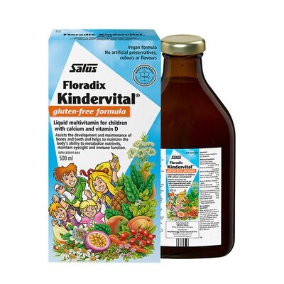 Salus, Kosher Kindervital Liquid, Multivitamin - 500 mL