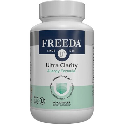 Freeda, Kosher Ultra Clarity, Allergy Support Formula - 90 Vegetarian Capsules