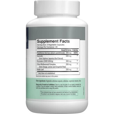 Freeda, Kosher ULTRA CLARITY, Allergy Support Formula - 90 Vegetarian Capsules