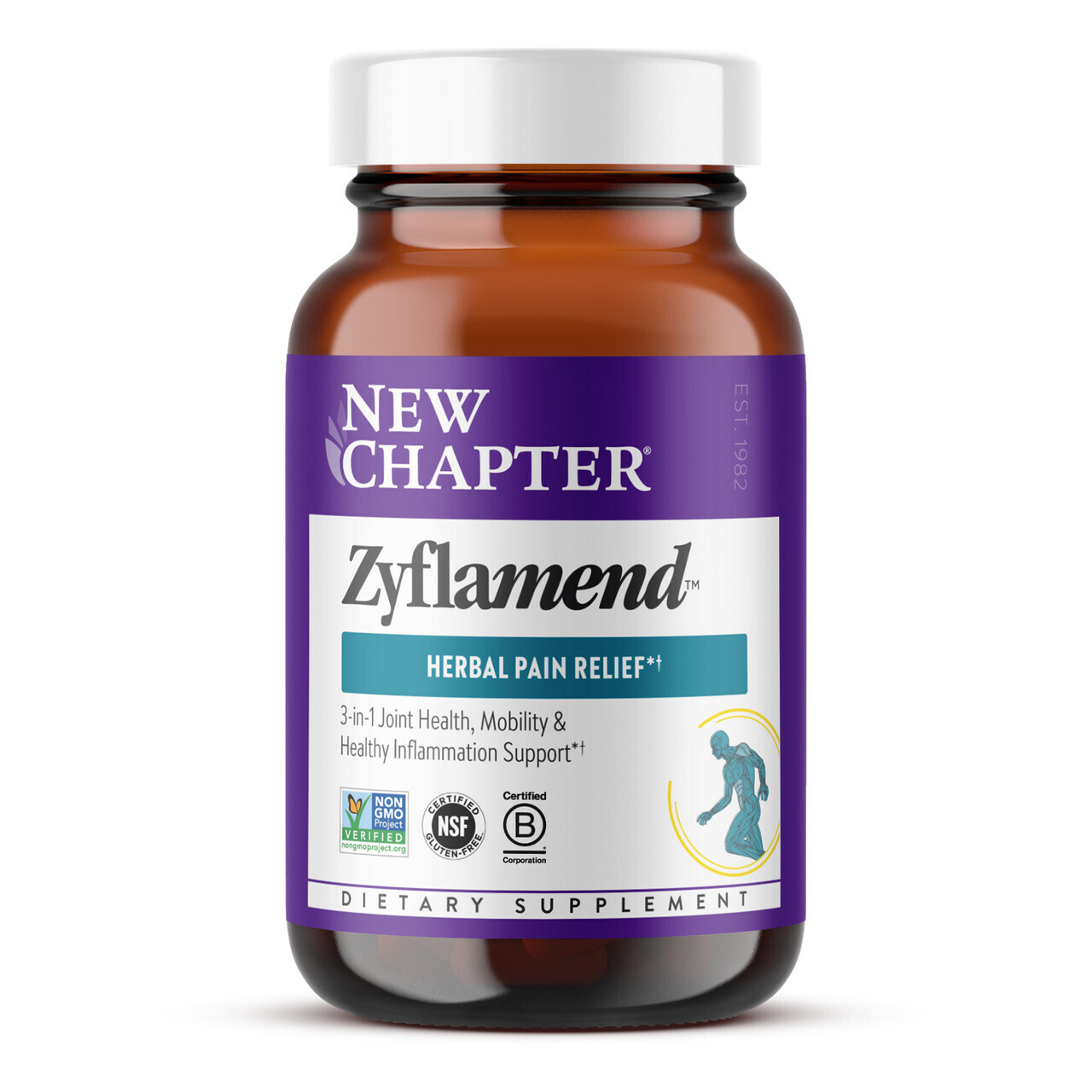 New Chapter, Kosher Zyflamend, Pure &amp; Protent Extract - 180 Vegetarian Capsules