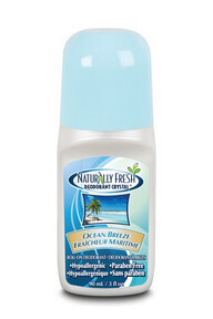 Naturally Fresh Deodorant Crystal, Ocean Breeze Crystal Liquid Roll-on Deodorant - 90 mL