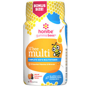Honibe, Kids Complete Multi, Gummies, Fruit Punch Flavor - 70 Gummies NOT KOSHER