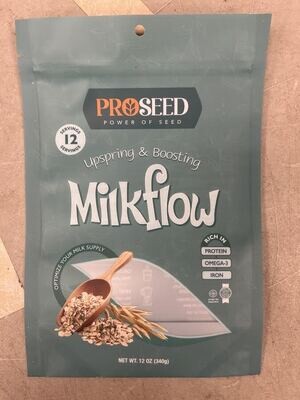 ProSeed, MilkFlow, Optimize your milk supply, Seeds Lactation Support - 12 oz. 340g (12 Servings)