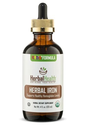 Herbal Health, Kids Formula, Herbal Iron, Liquid - 4 fl. oz. (120 mL)