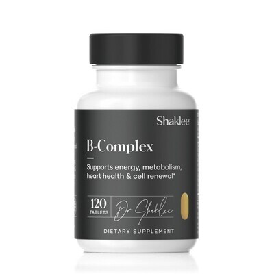Shaklee, B Complex Vitamin, With folic acid - 120 Tablets